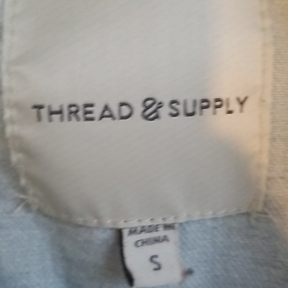 Thread and Supply distressed jean jacket - Picture 2 of 3